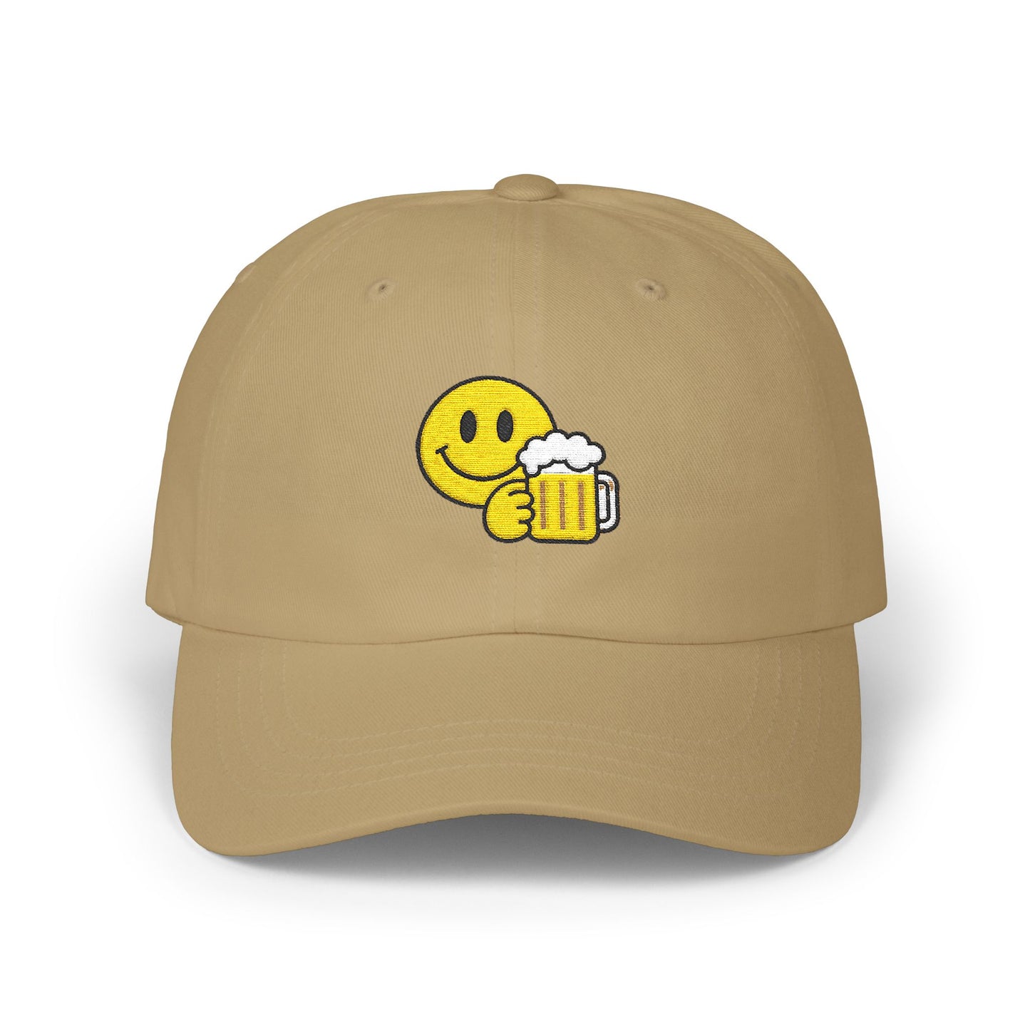 Smiley Bier Cap – Coole Basecap mit Bierkrug Motiv | Party-Accessoire