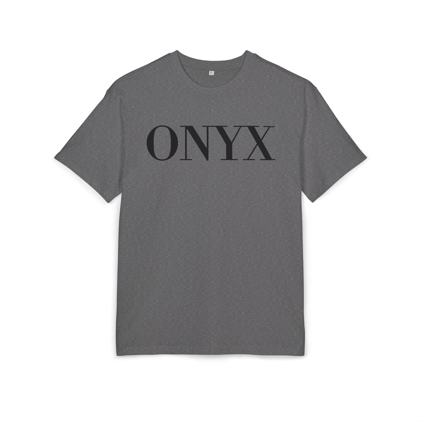ONYX T-Shirt (Brustprint) – Minimalistisches Oversize Streetwear Design für Damen & Herren