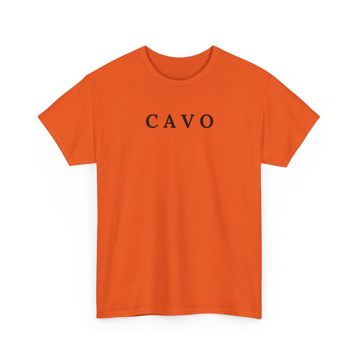 CAVO T-Shirt (Brustprint) – Unisex Heavy Cotton Tee | Nachhaltige Streetwear aus 100% Baumwolle