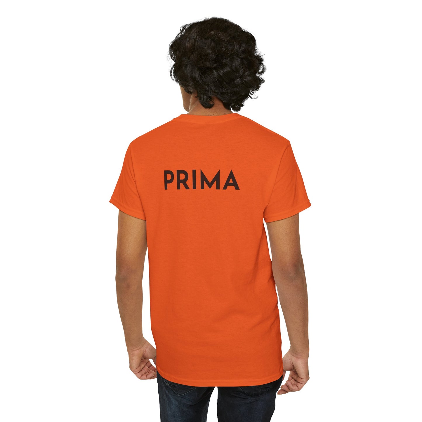 PRIMA T-Shirt (Rückenprint) – Unisex Heavy Cotton Tee | Nachhaltige Streetwear aus 100% Baumwolle
