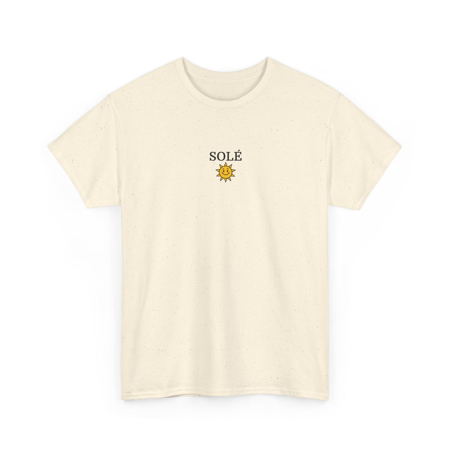 SOLÉ T-Shirt (Brustprint) – Unisex Heavy Cotton Tee | Nachhaltige Streetwear aus 100% Baumwolle