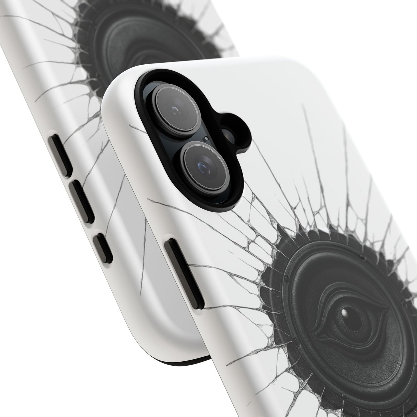 Surreal Eye Speaker Handyhülle – Kreatives Lautsprecher-Augen Design für Musik- & Kunstfans – Schutzhülle für iPhone & Android"