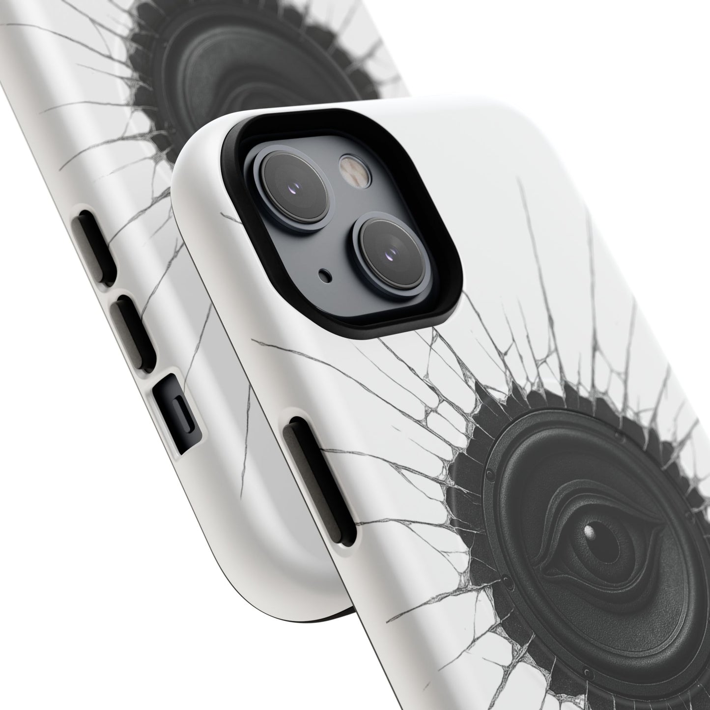Surreal Eye Speaker Handyhülle – Kreatives Lautsprecher-Augen Design für Musik- & Kunstfans – Schutzhülle für iPhone & Android"