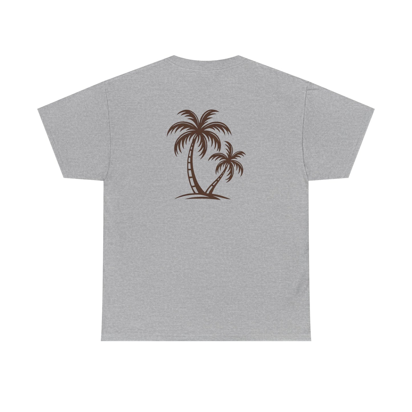 Palmen T-Shirt Unisex – Sommerliches Strandmotiv im Boho Look | Tropisches Design aus 100 % Baumwolle
