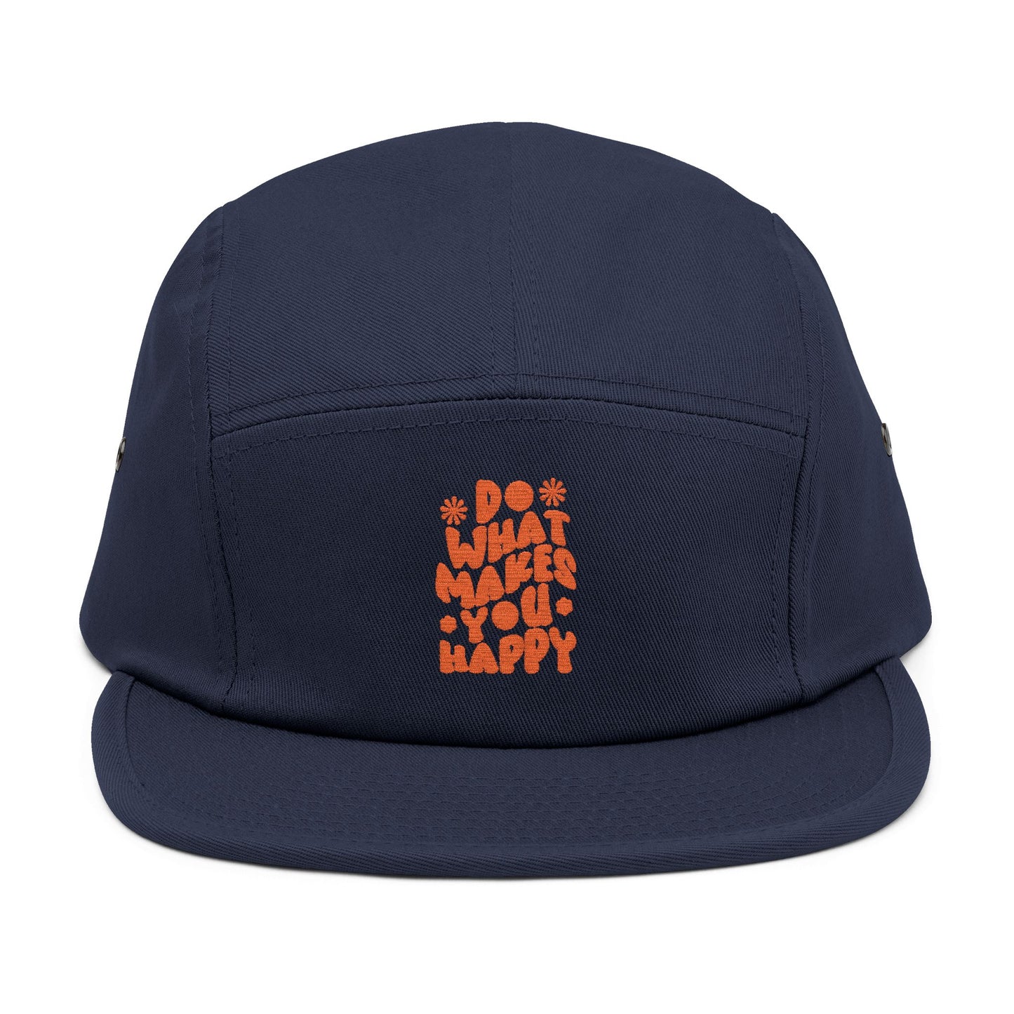 Do What Makes You Happy – 5-Panel Cap mit Stickerei