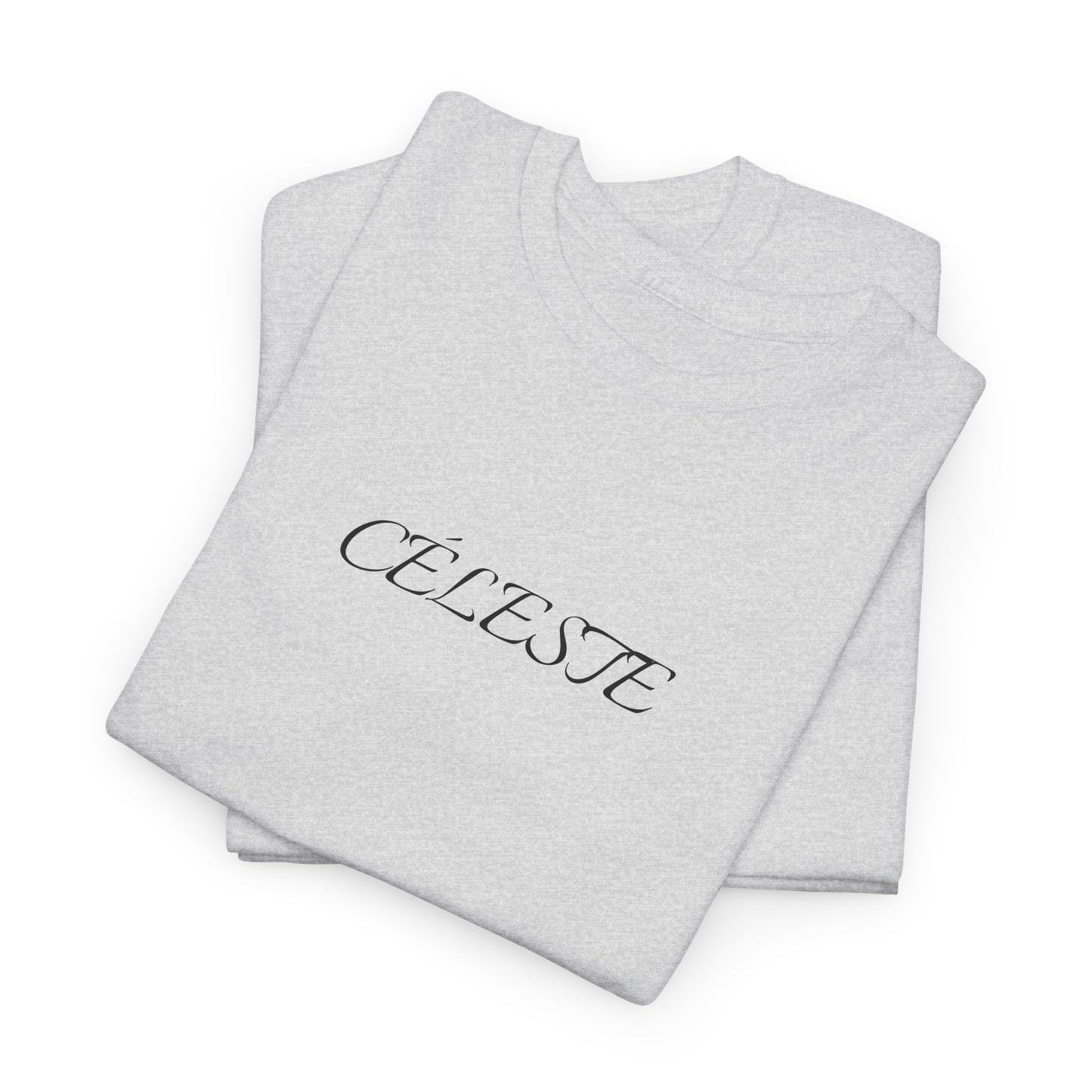 Céleste T-Shirt (Brustprint) – Unisex Heavy Cotton Tee | Nachhaltige Streetwear aus 100% Baumwolle