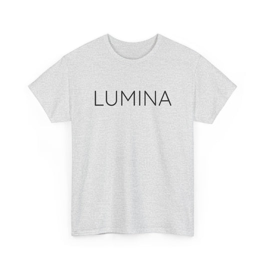 LUMINA T-Shirt Unisex (Brustprint) – Nachhaltiges Heavy Cotton Tee aus 100% Baumwolle, Streetwear Basic & Geschenkidee
