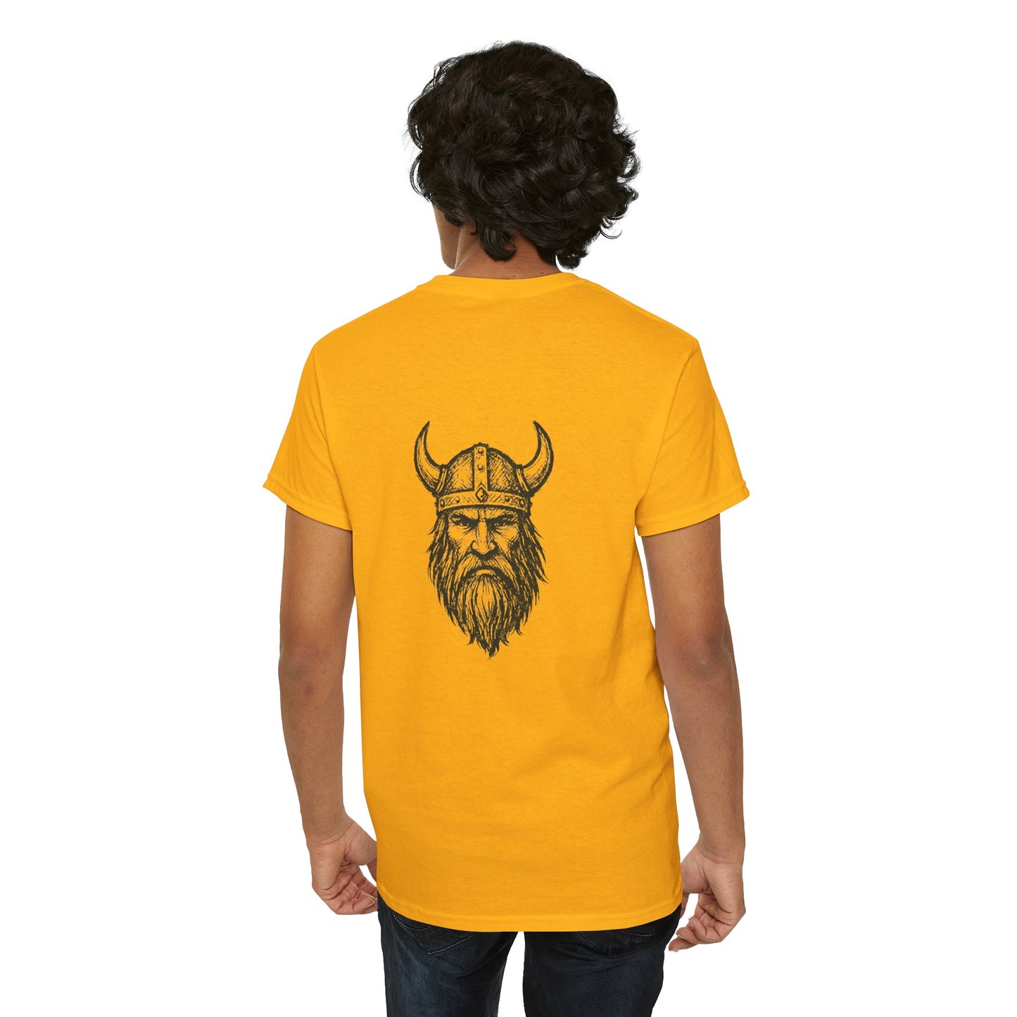 Wikinger T-Shirt Herren Unisex – Nordisches Krieger Design | Viking Skull Shirt | Nordic Mythology Streetwear
