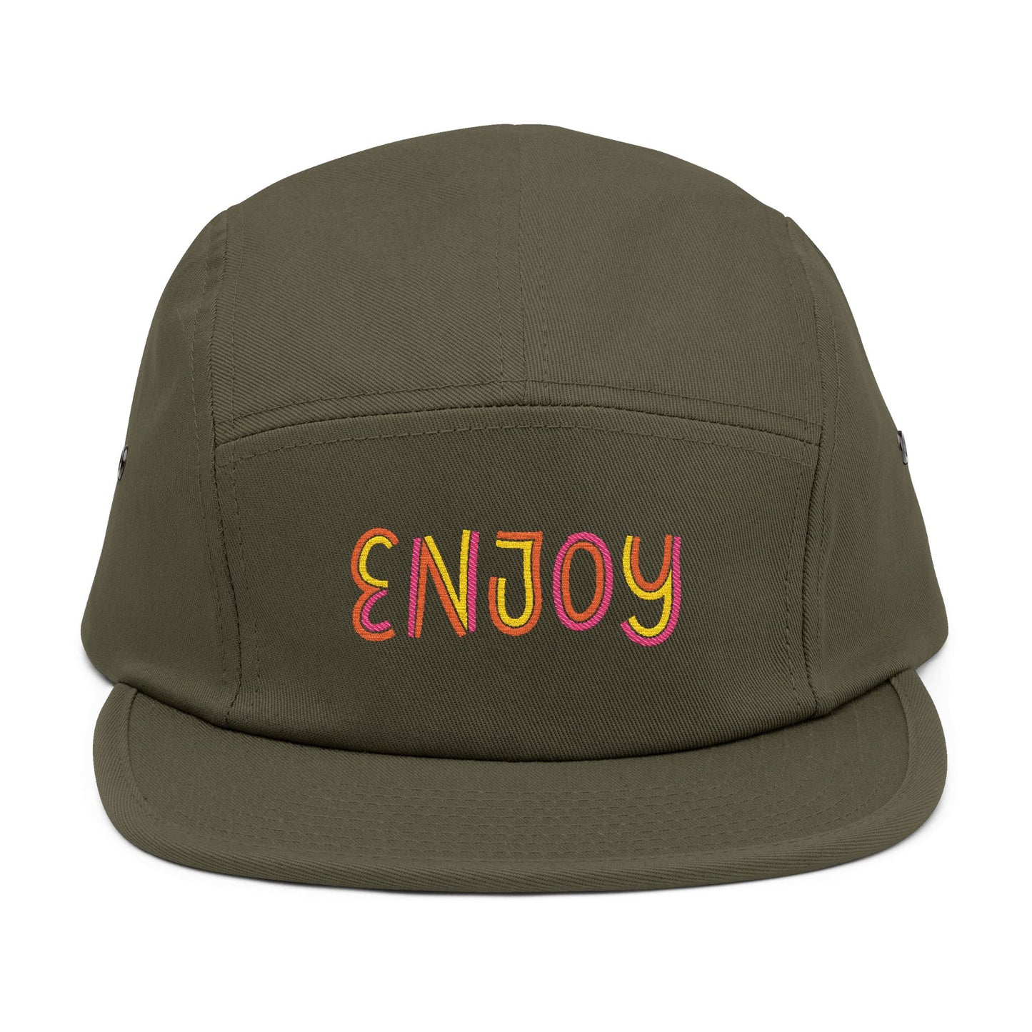 Enjoy – 5-Panel Cap mit Stickerei