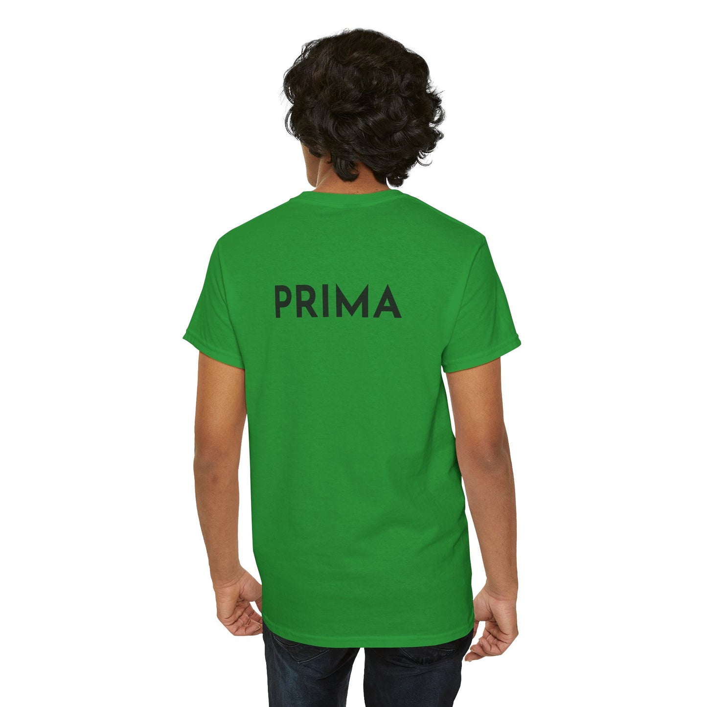 PRIMA T-Shirt (Rückenprint) – Unisex Heavy Cotton Tee | Nachhaltige Streetwear aus 100% Baumwolle