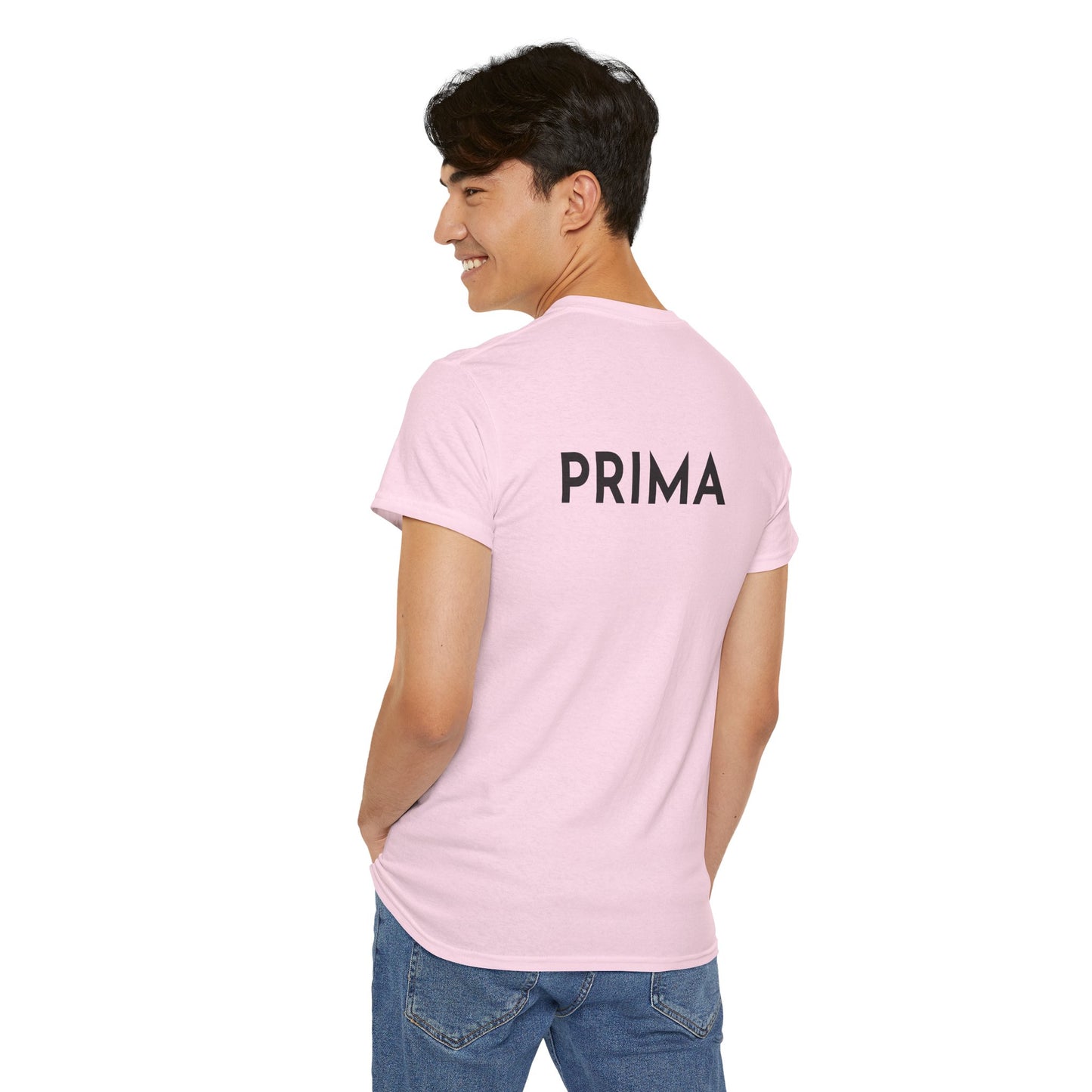 PRIMA T-Shirt (Rückenprint) – Unisex Heavy Cotton Tee | Nachhaltige Streetwear aus 100% Baumwolle