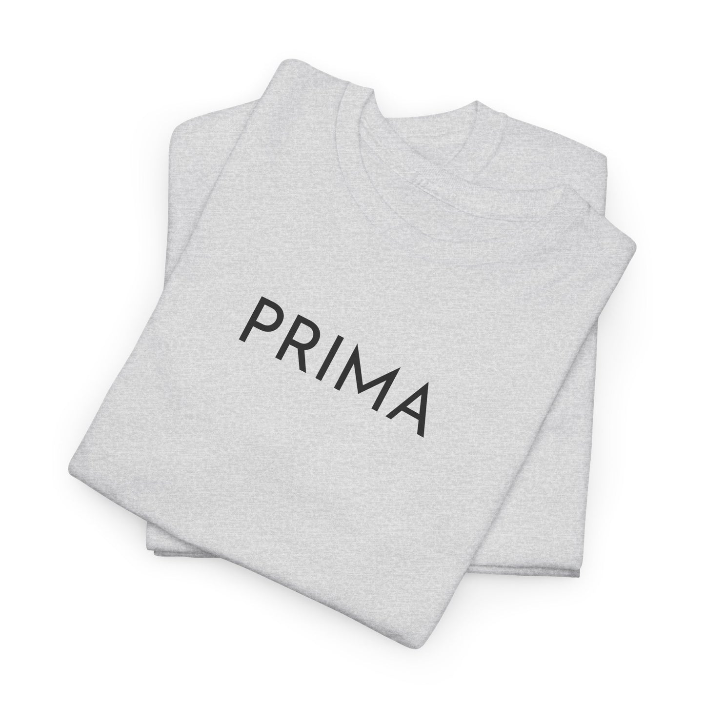 PRIMA T-Shirt (Brustprint) – Unisex Heavy Cotton Tee | Nachhaltige Streetwear aus 100% Baumwolle