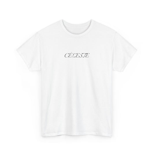 Céleste T-Shirt (Brustprint) – Unisex Heavy Cotton Tee | Nachhaltige Streetwear aus 100% Baumwolle