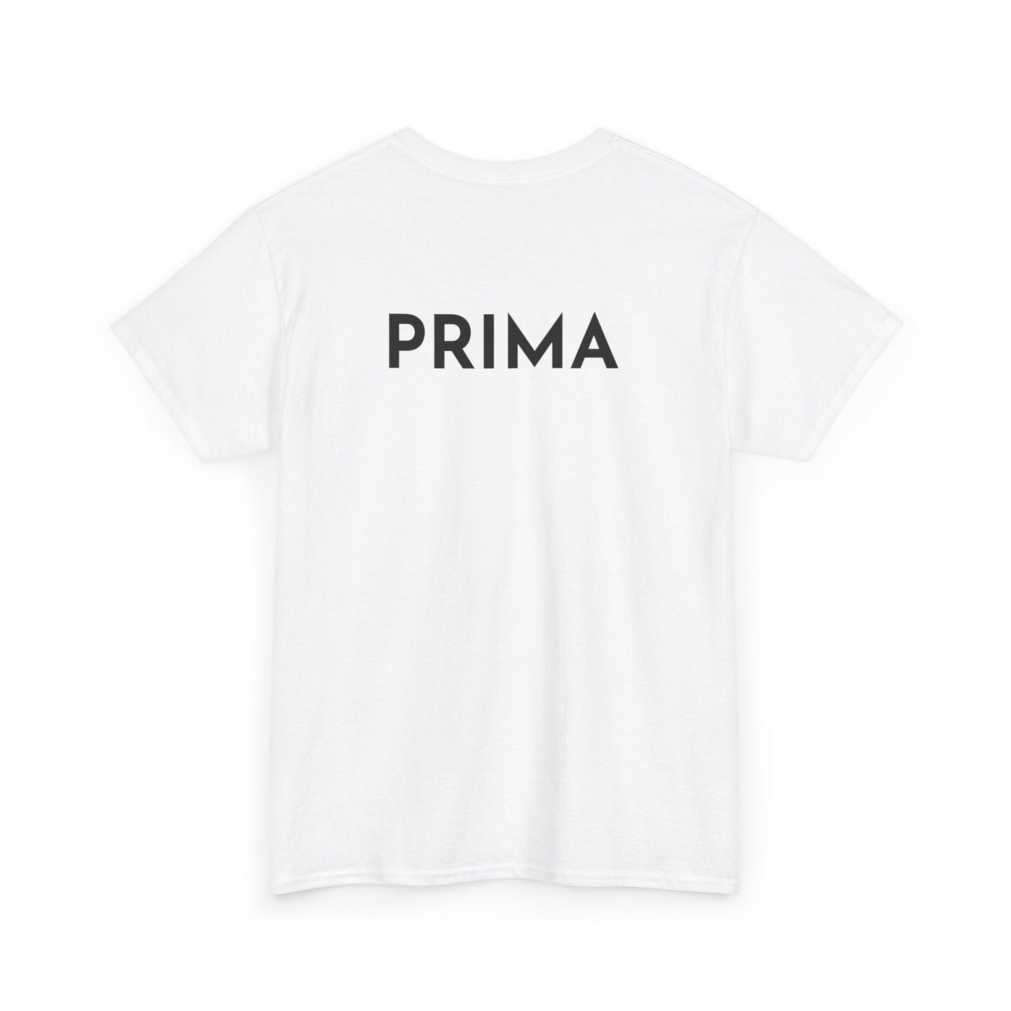 PRIMA T-Shirt (Rückenprint) – Unisex Heavy Cotton Tee | Nachhaltige Streetwear aus 100% Baumwolle