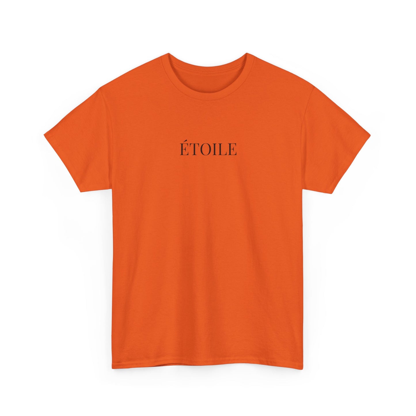 ÉTOILE T-Shirt (Brustprint) – Unisex Heavy Cotton Tee | Minimalistische Streetwear aus nachhaltiger Baumwolle