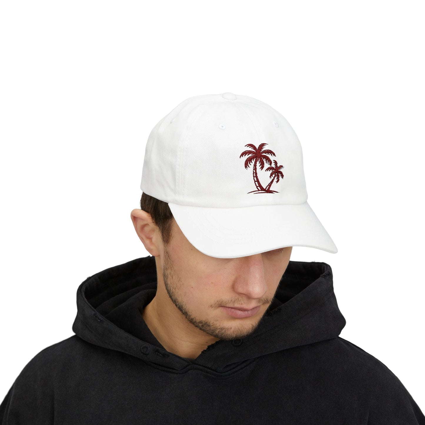 Palmen Cap Unisex – Verstellbare Strand-Kappe im Tropical Boho Design | Sommerliche Basecap für Damen & Herren