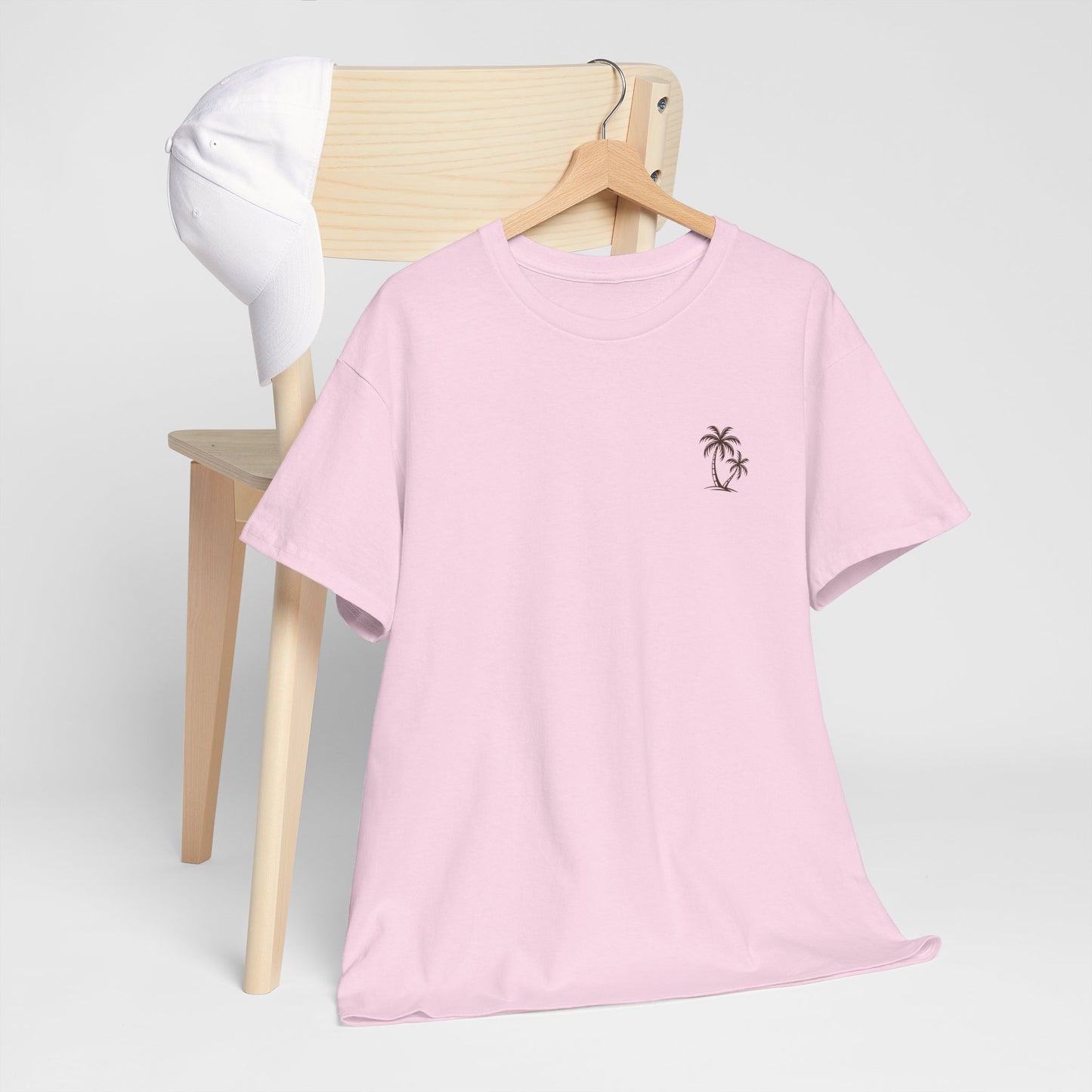Palmen T-Shirt Unisex – Sommerliches Strandmotiv im Boho Look | Tropisches Design aus 100 % Baumwolle
