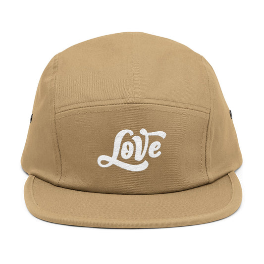 Love – 5-Panel Cap mit Stickerei