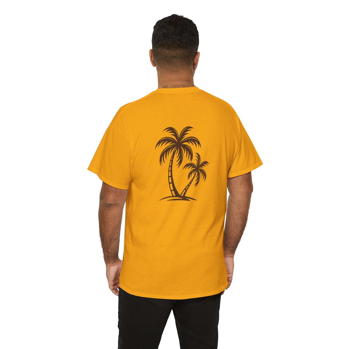 Palmen T-Shirt Unisex – Sommerliches Strandmotiv im Boho Look | Tropisches Design aus 100 % Baumwolle