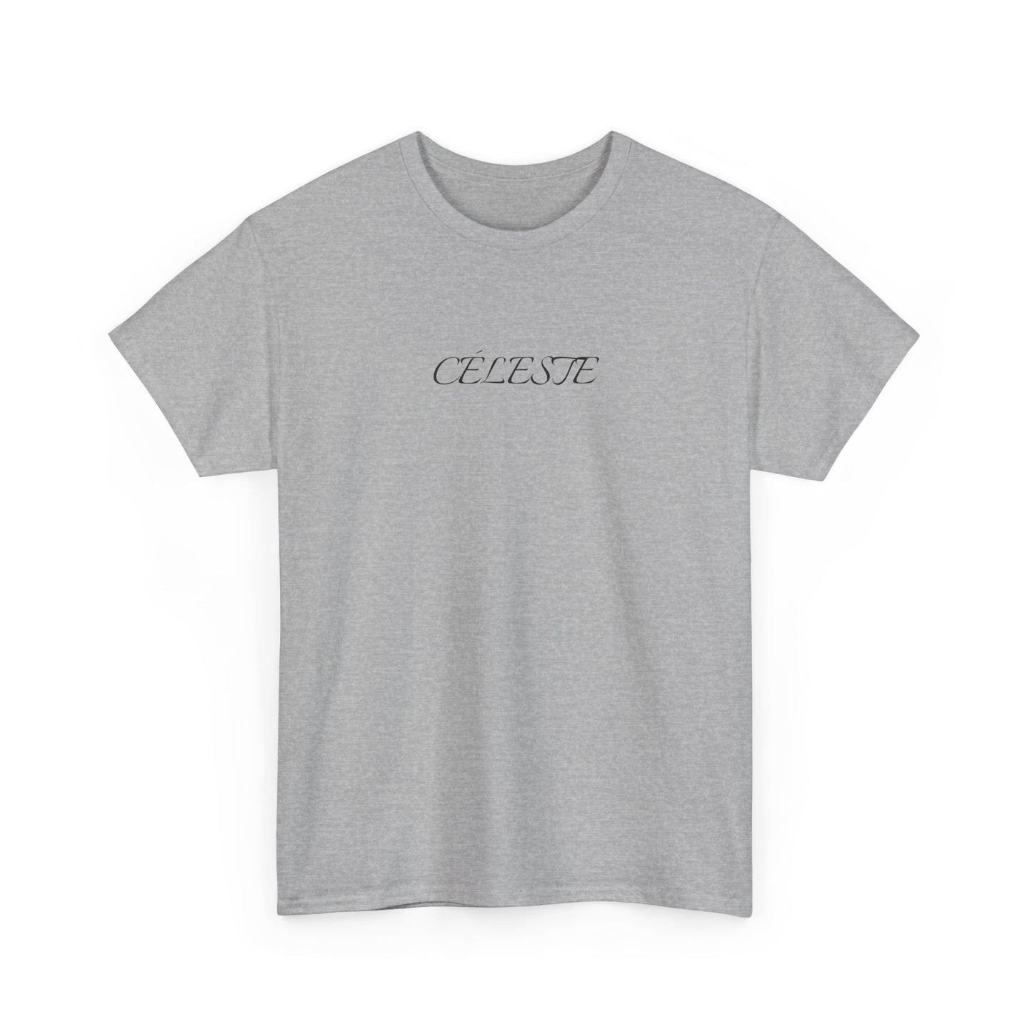 Céleste T-Shirt (Brustprint) – Unisex Heavy Cotton Tee | Nachhaltige Streetwear aus 100% Baumwolle
