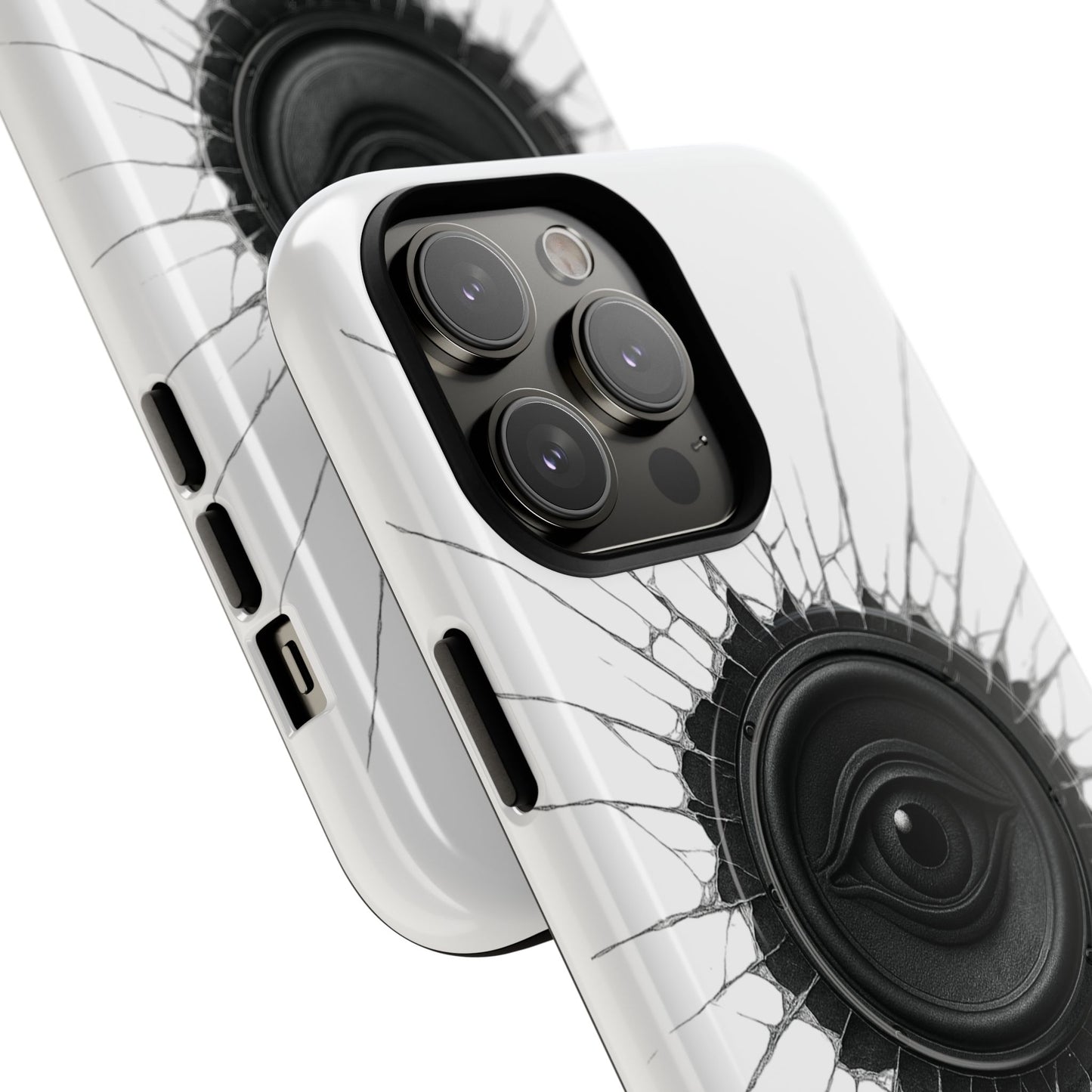 Surreal Eye Speaker Handyhülle – Kreatives Lautsprecher-Augen Design für Musik- & Kunstfans – Schutzhülle für iPhone & Android"