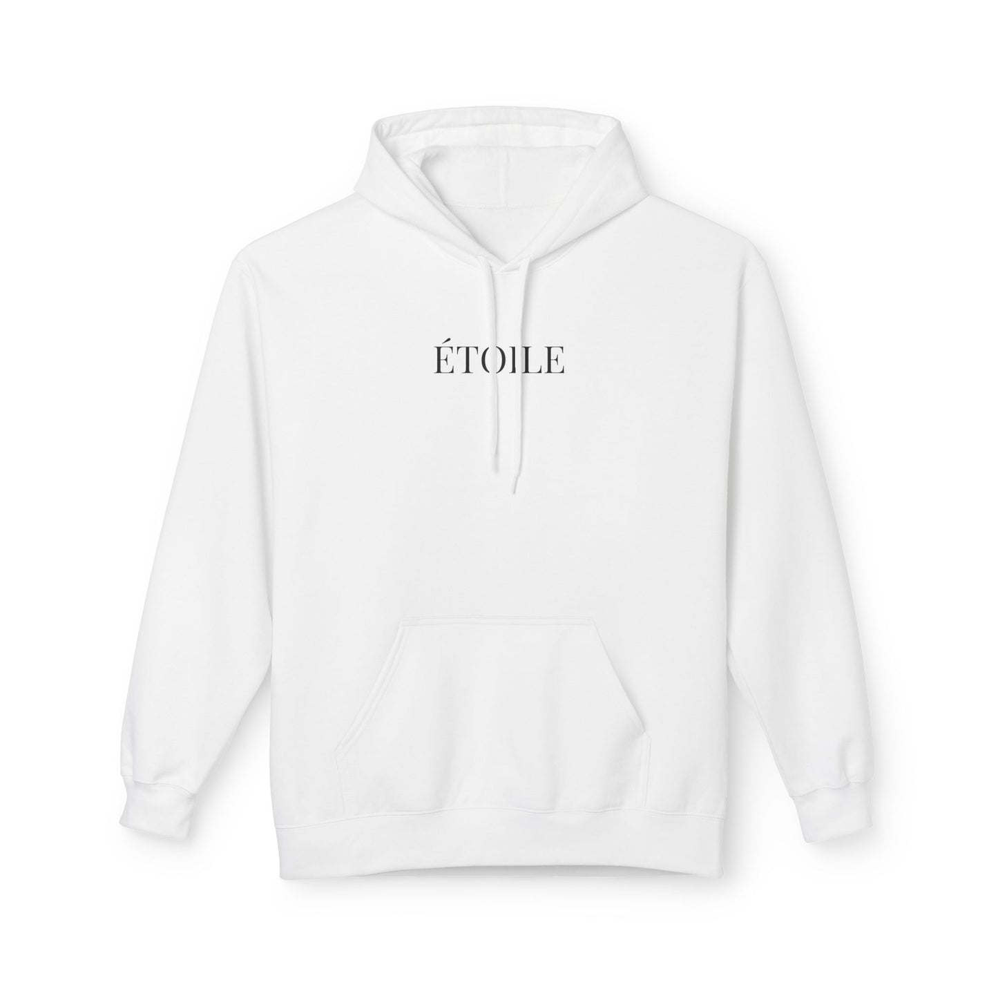 ETOILE Hoodie (Brustprint) – Unisex Midweight Softstyle Fleece | Nachhaltige Streetwear mit Komfort & Stil