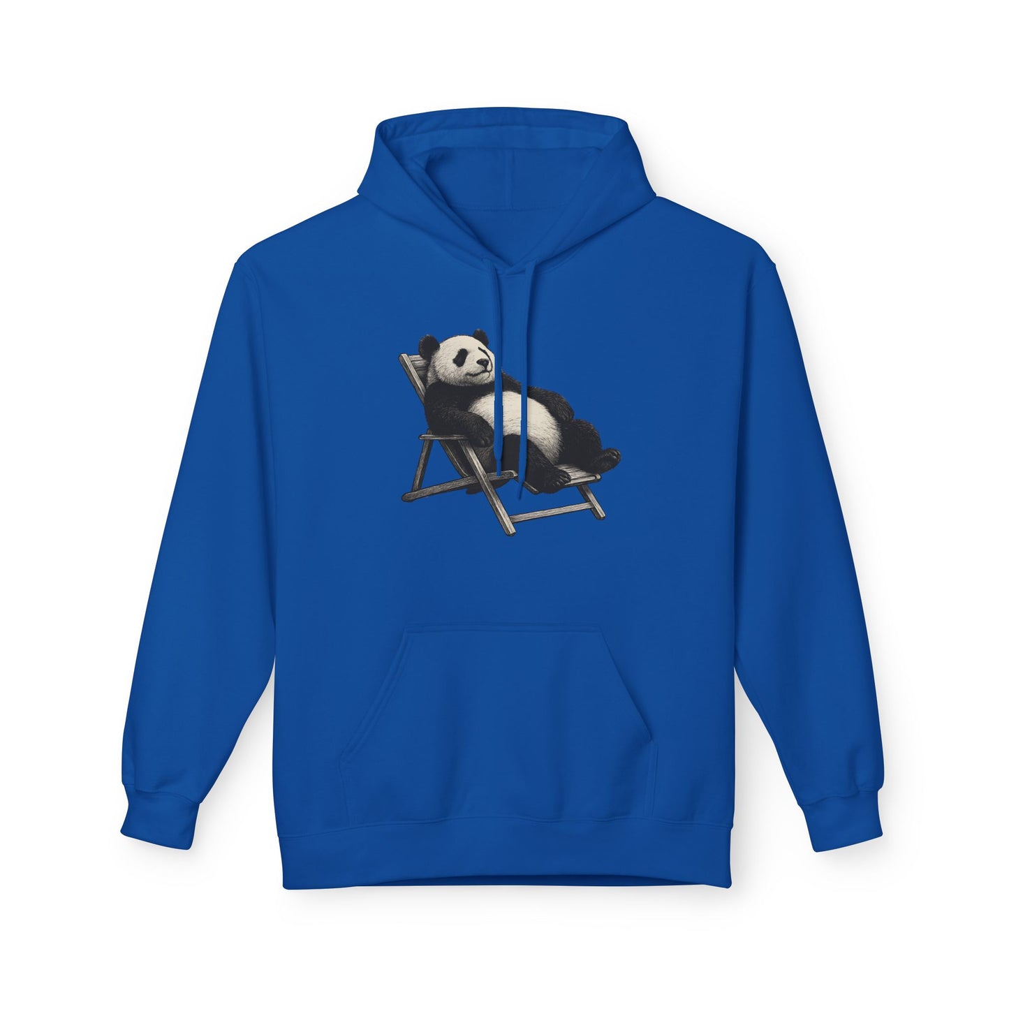 Chillender Panda (Brustprint) - Unisex Midweight Fleece | Nachhaltige Streetwear mit Komfort & Stil