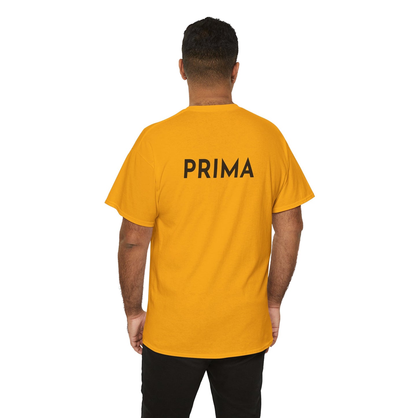 PRIMA T-Shirt (Rückenprint) – Unisex Heavy Cotton Tee | Nachhaltige Streetwear aus 100% Baumwolle