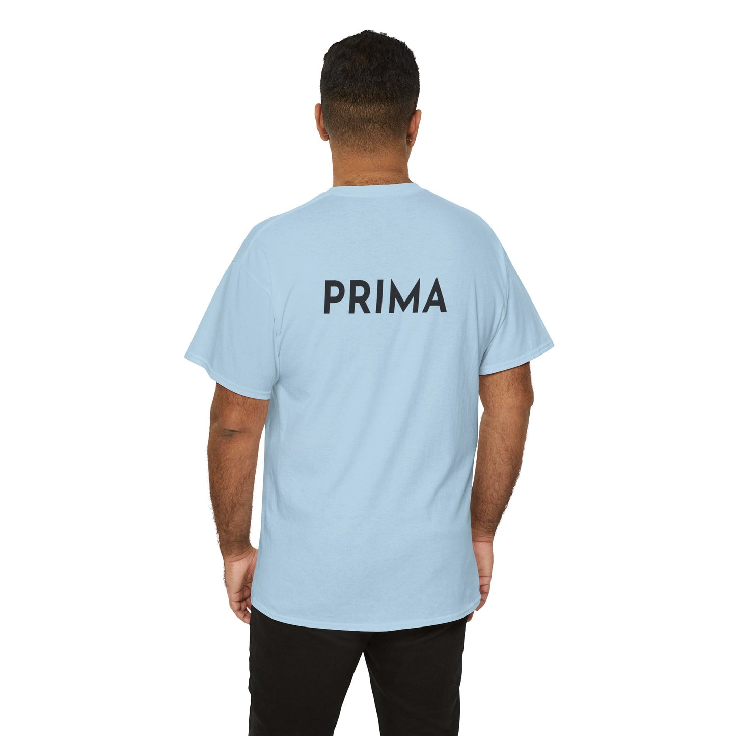 PRIMA T-Shirt (Rückenprint) – Unisex Heavy Cotton Tee | Nachhaltige Streetwear aus 100% Baumwolle