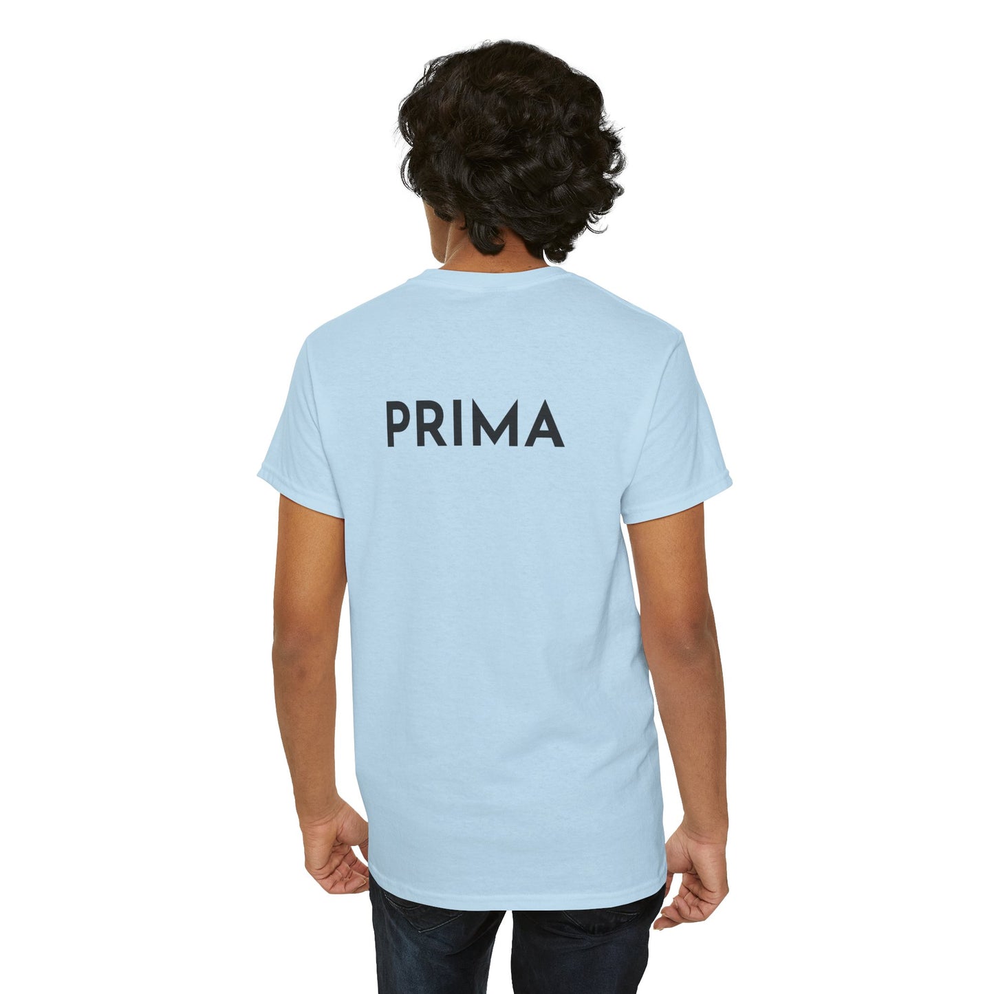 PRIMA T-Shirt (Rückenprint) – Unisex Heavy Cotton Tee | Nachhaltige Streetwear aus 100% Baumwolle