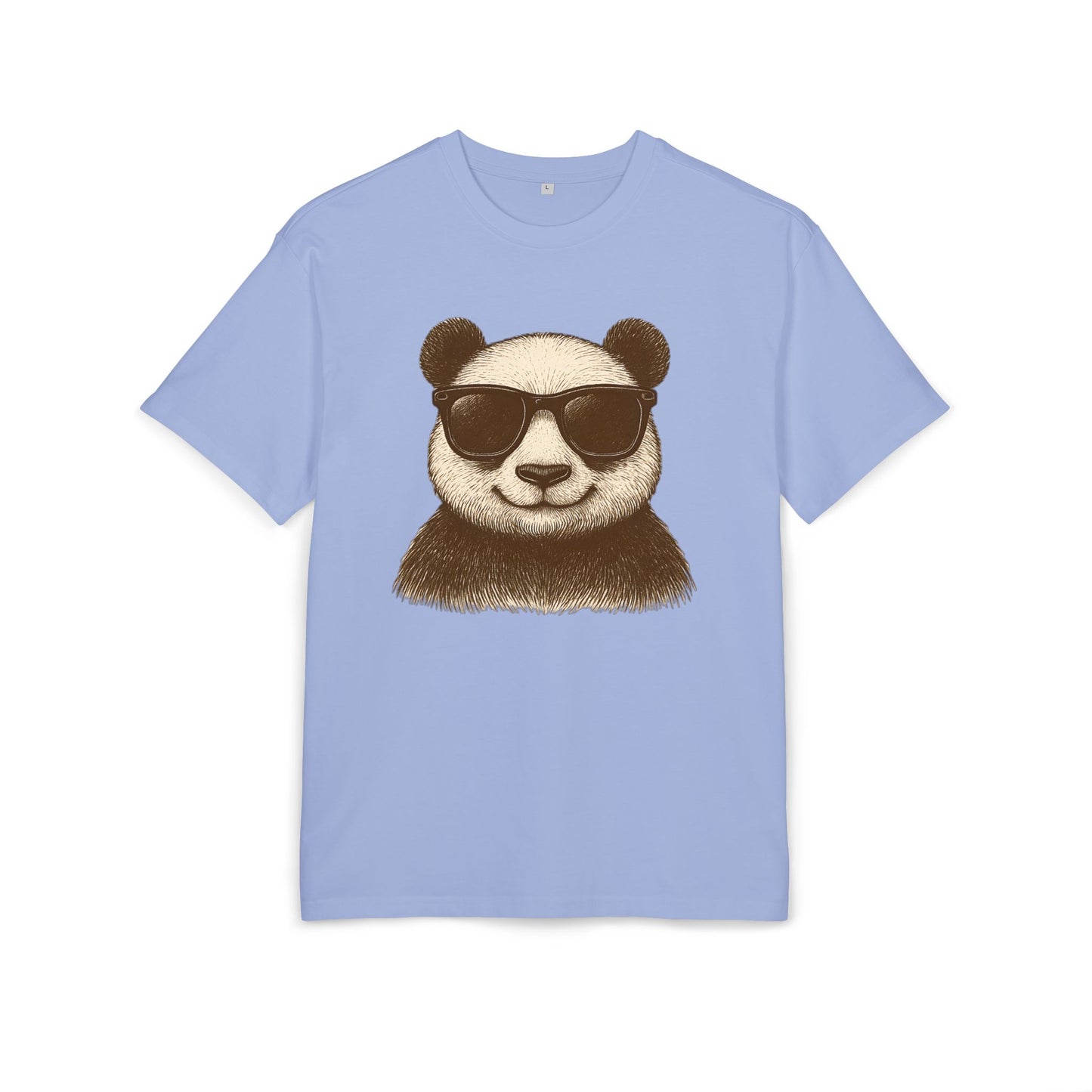Cooler Panda T-Shirt (Brustprint) – Stylisches Unisex Shirt mit Sonnenbrillen-Motiv im Retro Look