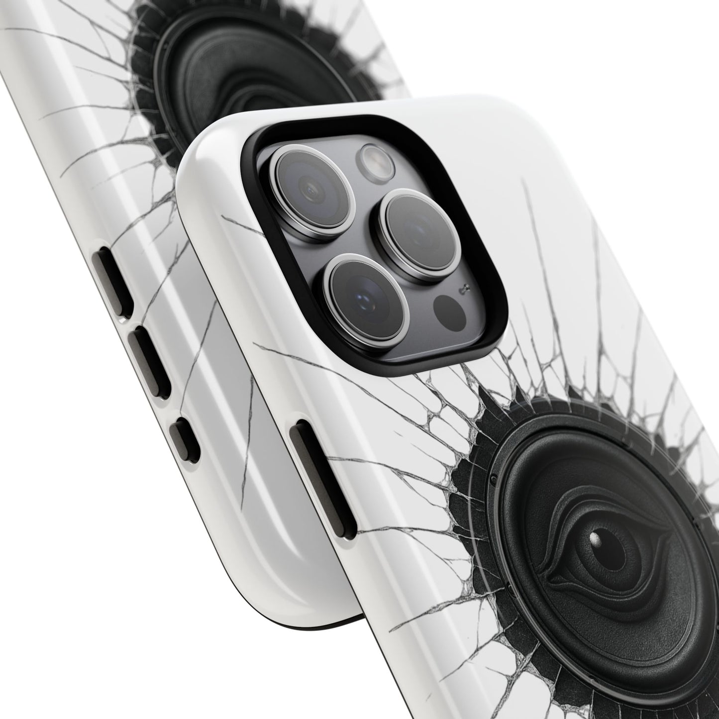 Surreal Eye Speaker Handyhülle – Kreatives Lautsprecher-Augen Design für Musik- & Kunstfans – Schutzhülle für iPhone & Android"