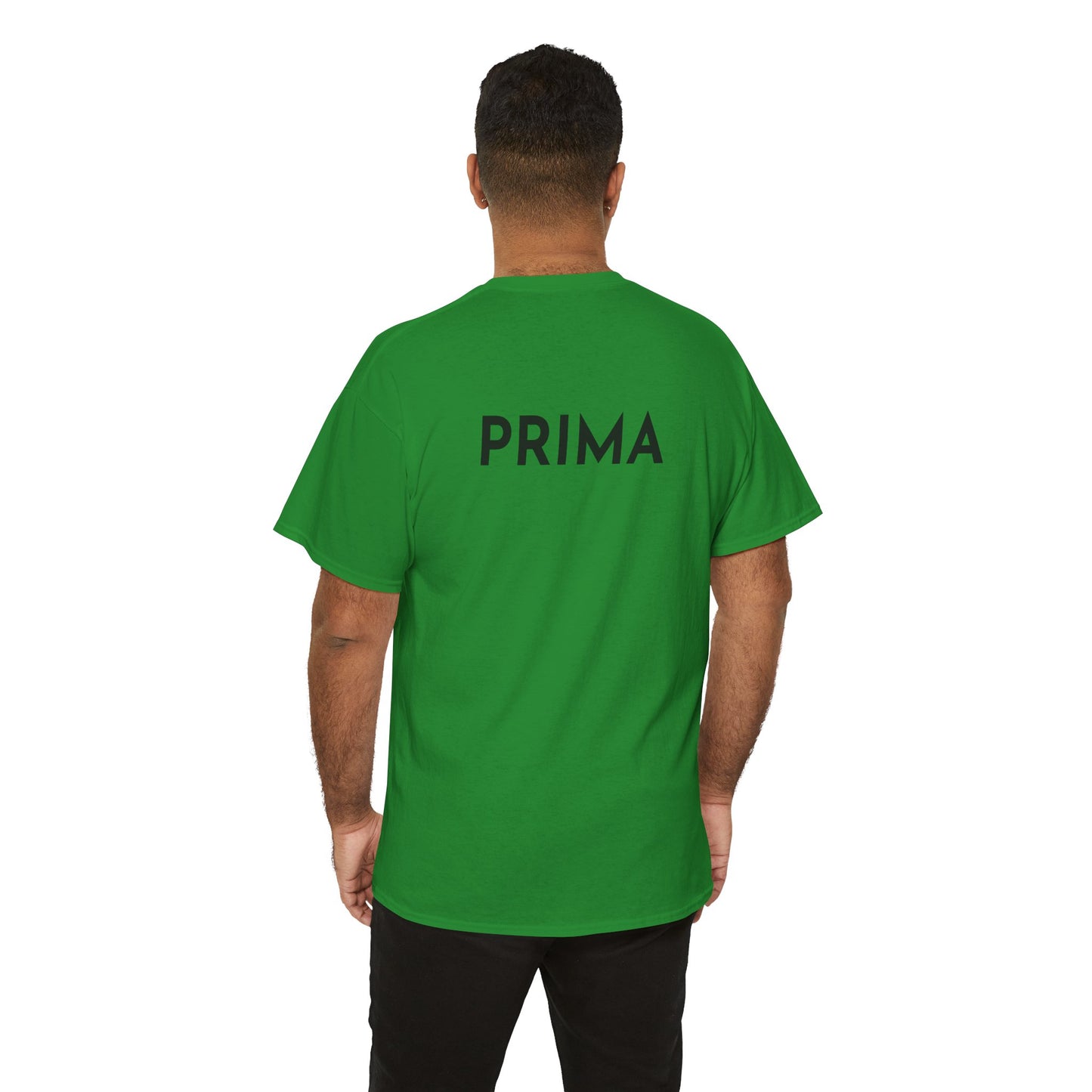 PRIMA T-Shirt (Rückenprint) – Unisex Heavy Cotton Tee | Nachhaltige Streetwear aus 100% Baumwolle
