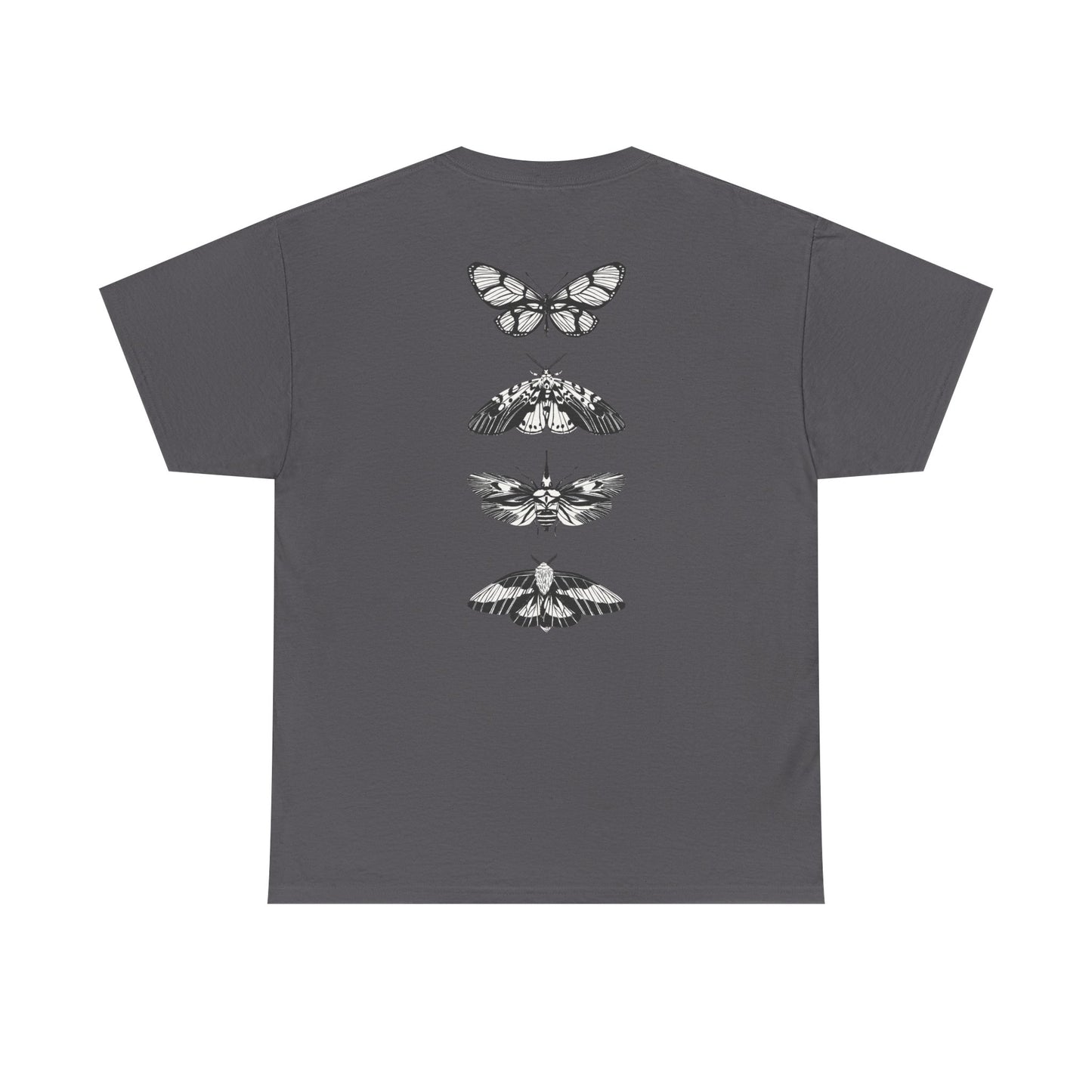 T-Shirt mit Schmetterlingsdesign - Baumwolle, Streetwear Style, Unisex