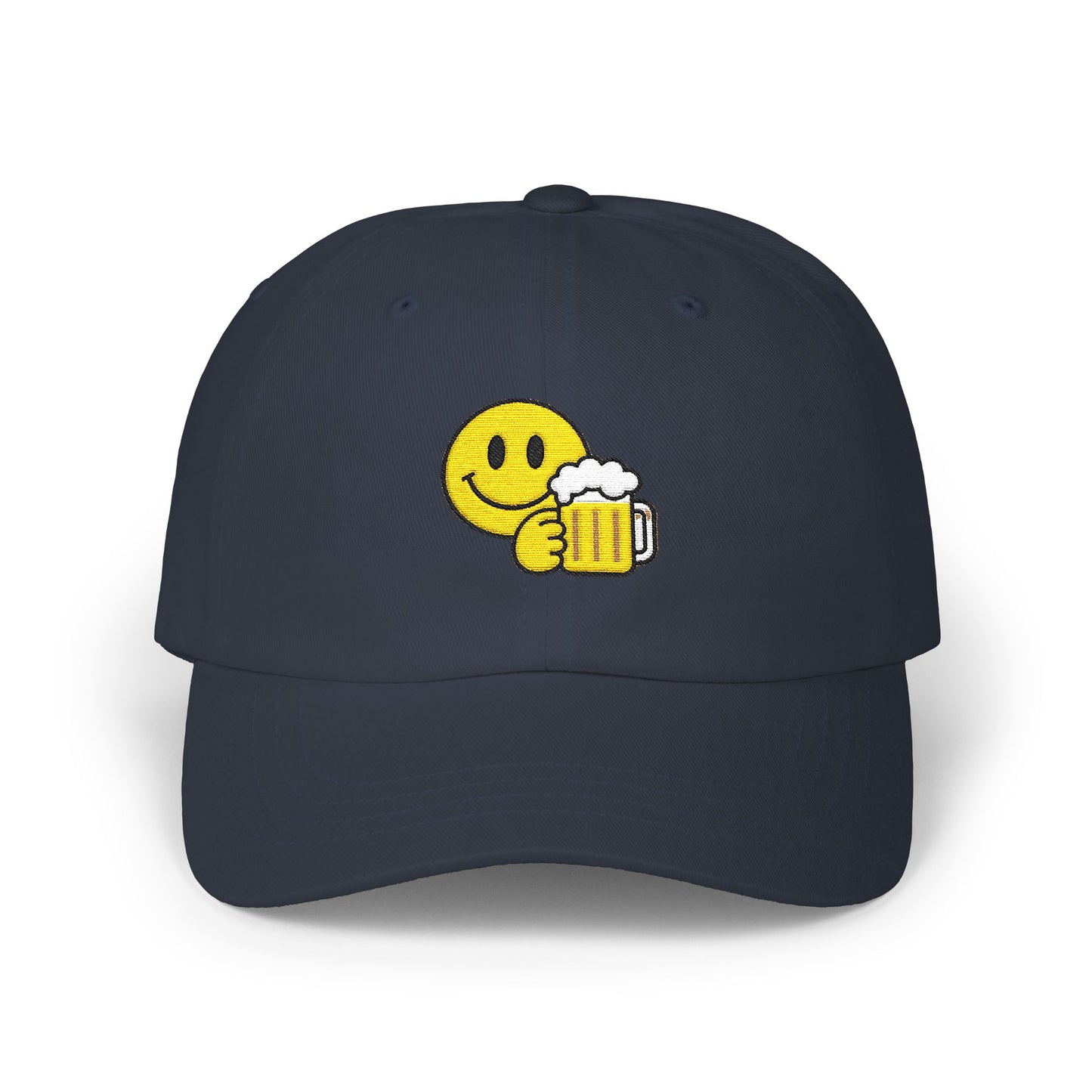 Smiley Bier Cap – Coole Basecap mit Bierkrug Motiv | Party-Accessoire