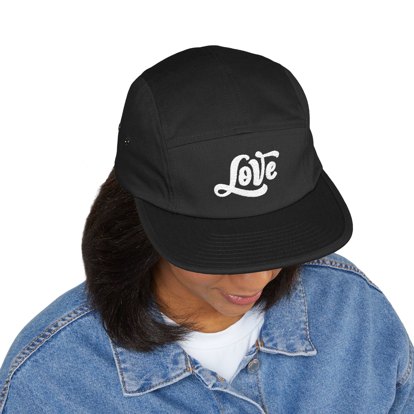 Love – 5-Panel Cap mit Stickerei