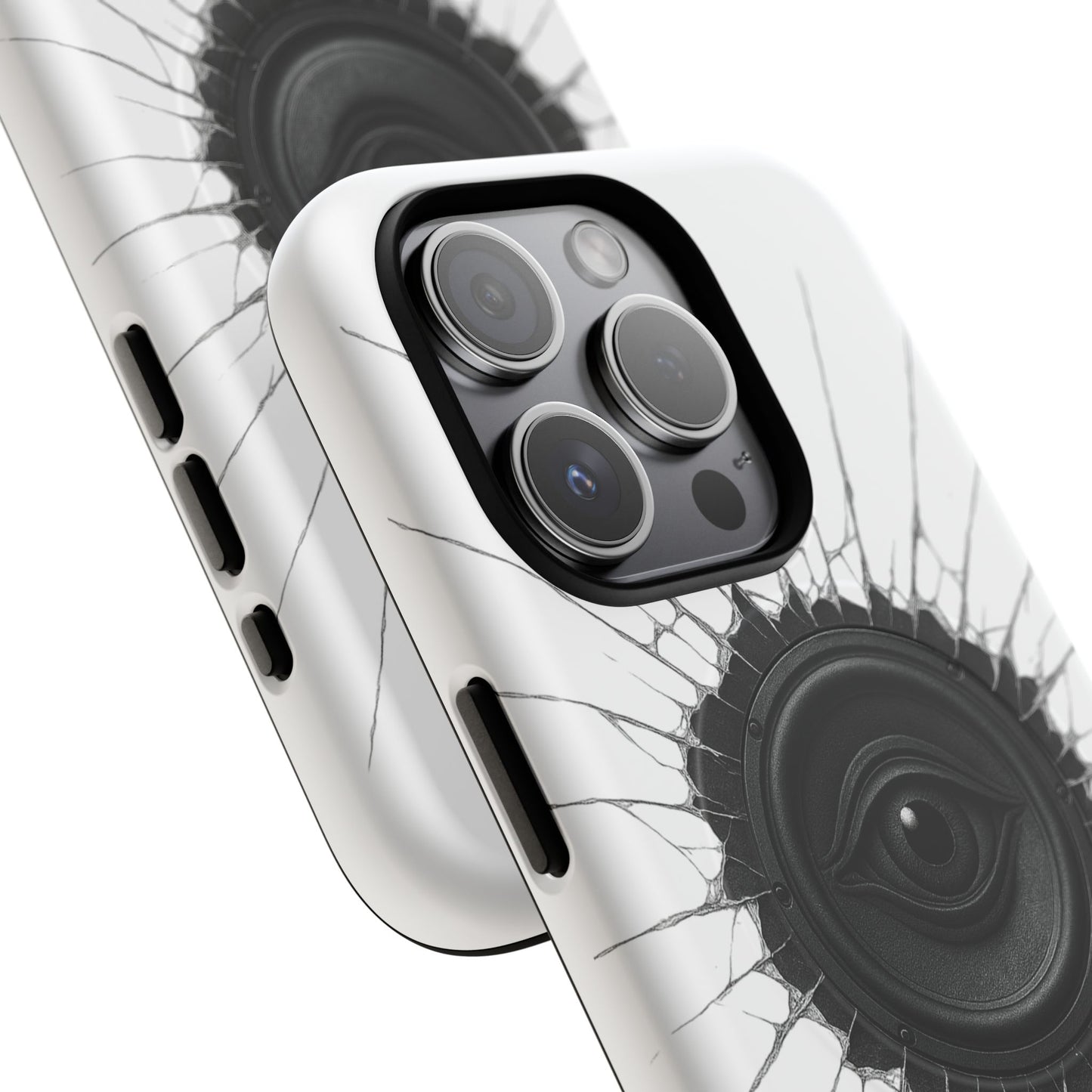 Surreal Eye Speaker Handyhülle – Kreatives Lautsprecher-Augen Design für Musik- & Kunstfans – Schutzhülle für iPhone & Android"