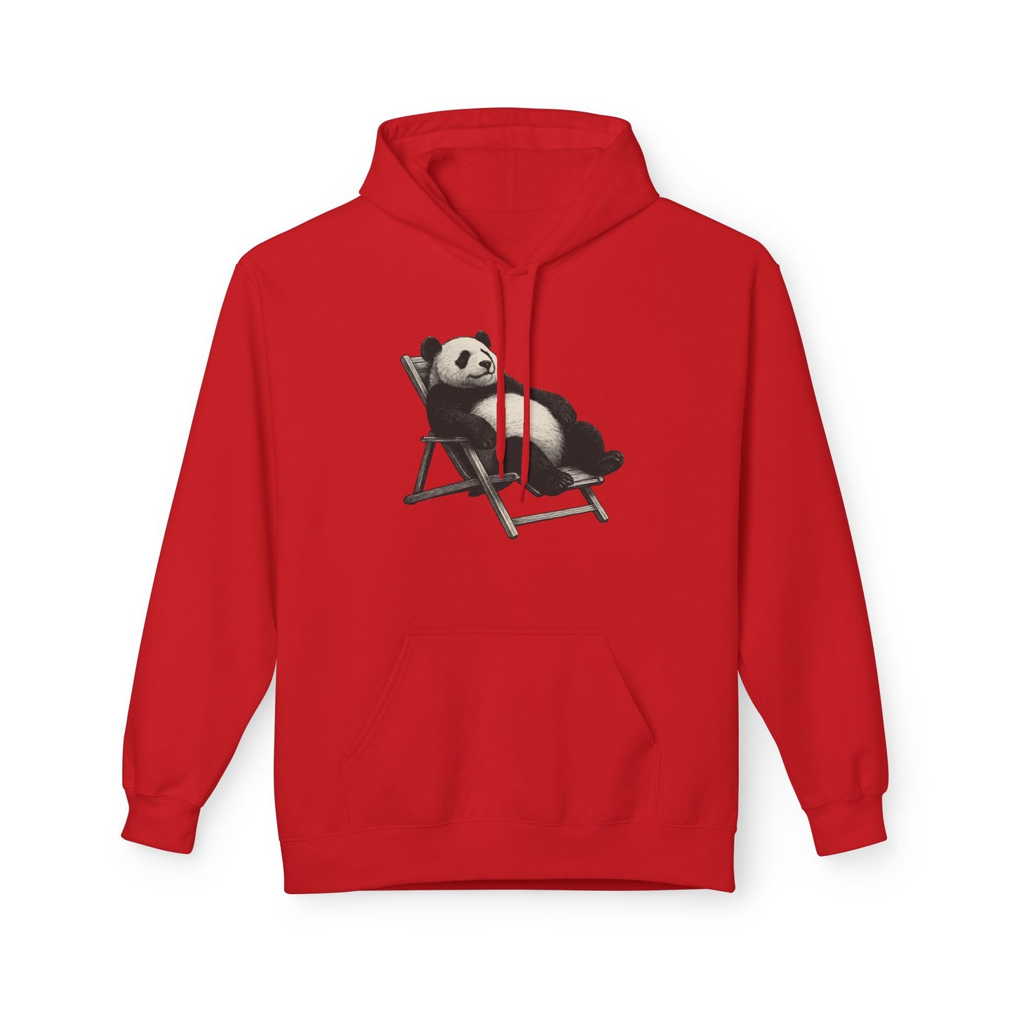 Chillender Panda (Brustprint) - Unisex Midweight Fleece | Nachhaltige Streetwear mit Komfort & Stil