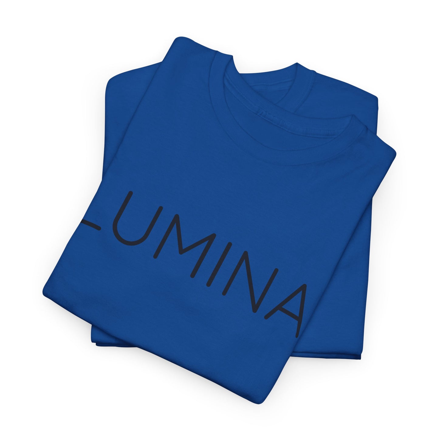 LUMINA T-Shirt Unisex (Brustprint) – Nachhaltiges Heavy Cotton Tee aus 100% Baumwolle, Streetwear Basic & Geschenkidee