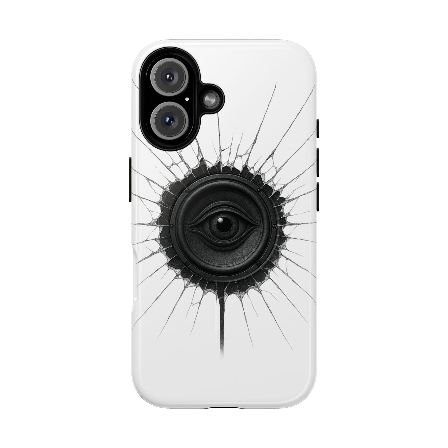Surreal Eye Speaker Handyhülle – Kreatives Lautsprecher-Augen Design für Musik- & Kunstfans – Schutzhülle für iPhone & Android"