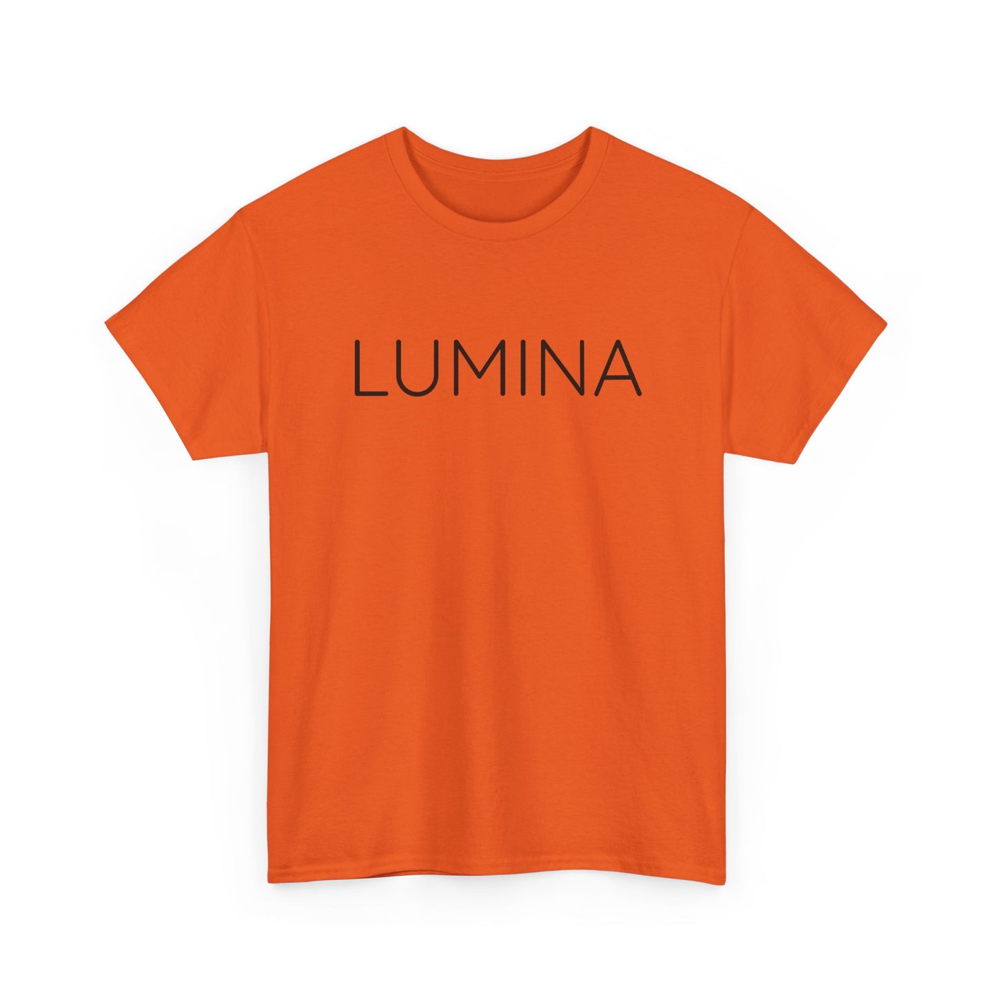 LUMINA T-Shirt Unisex (Brustprint) – Nachhaltiges Heavy Cotton Tee aus 100% Baumwolle, Streetwear Basic & Geschenkidee