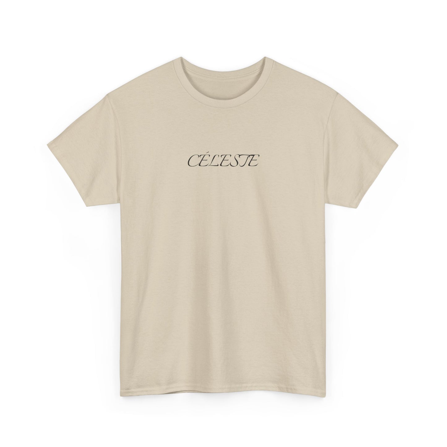 Céleste T-Shirt (Brustprint) – Unisex Heavy Cotton Tee | Nachhaltige Streetwear aus 100% Baumwolle