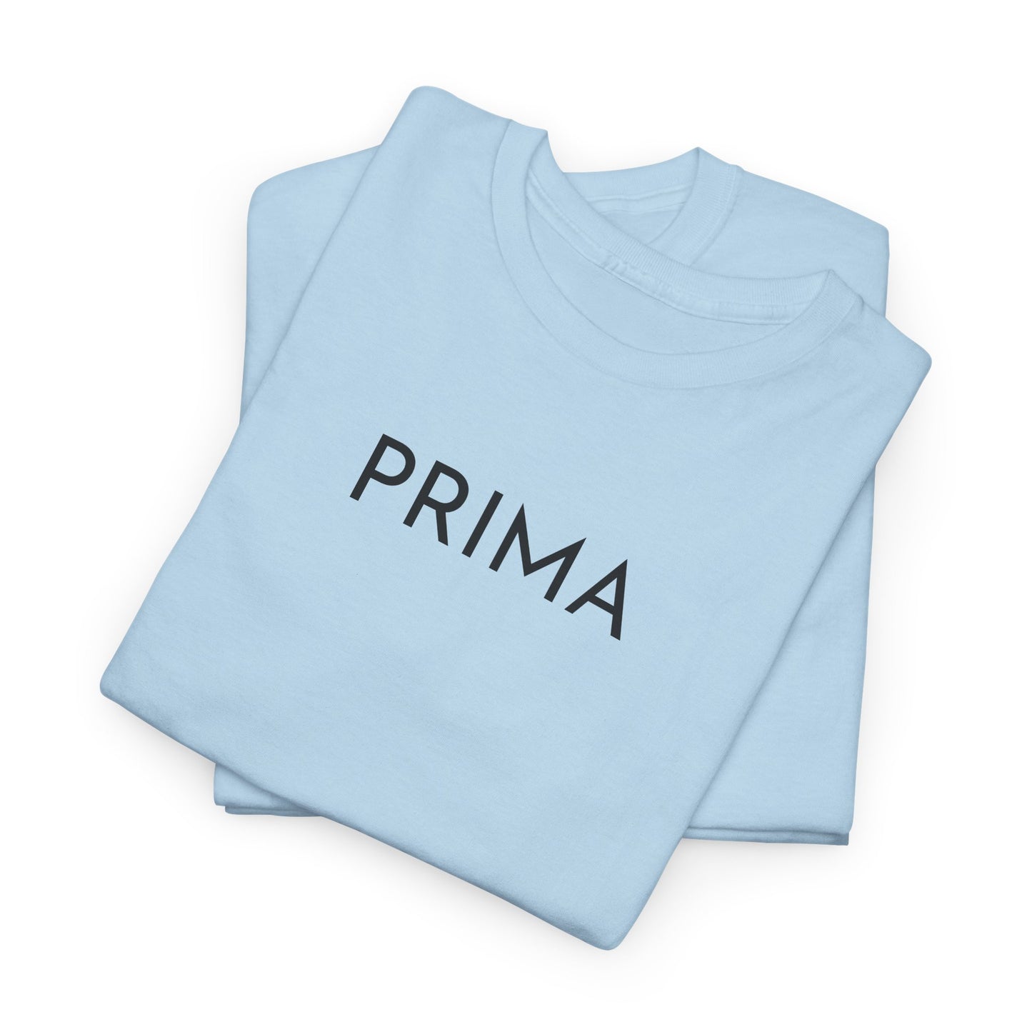 PRIMA T-Shirt (Brustprint) – Unisex Heavy Cotton Tee | Nachhaltige Streetwear aus 100% Baumwolle