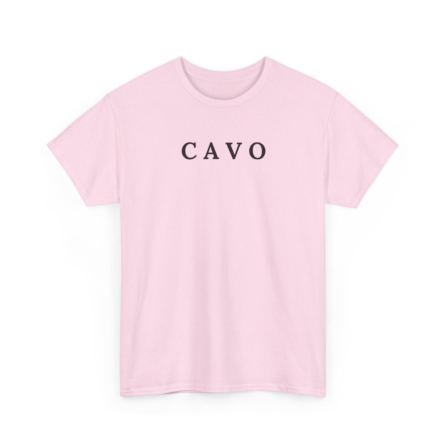 CAVO T-Shirt (Brustprint) – Unisex Heavy Cotton Tee | Nachhaltige Streetwear aus 100% Baumwolle