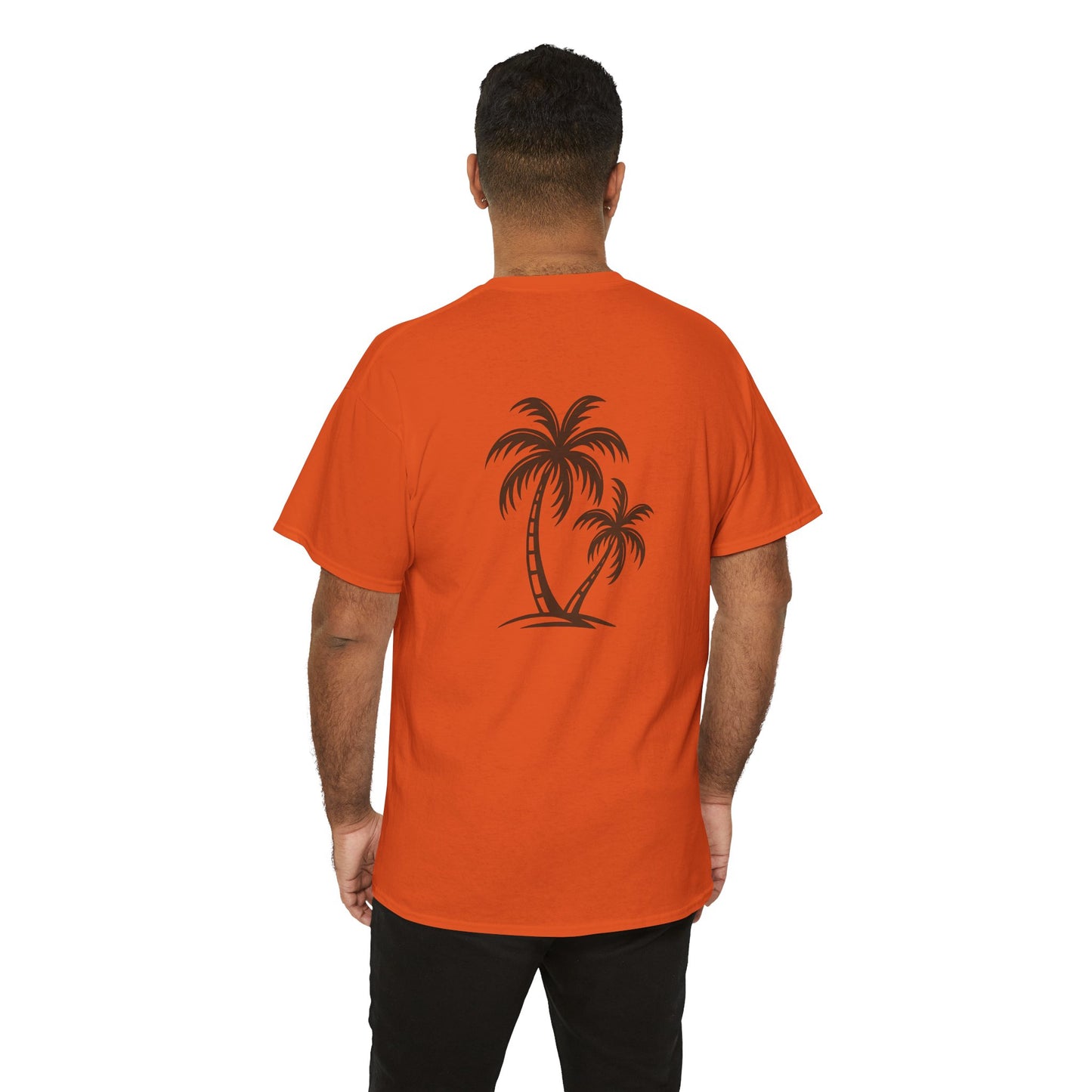 Palmen T-Shirt Unisex – Sommerliches Strandmotiv im Boho Look | Tropisches Design aus 100 % Baumwolle