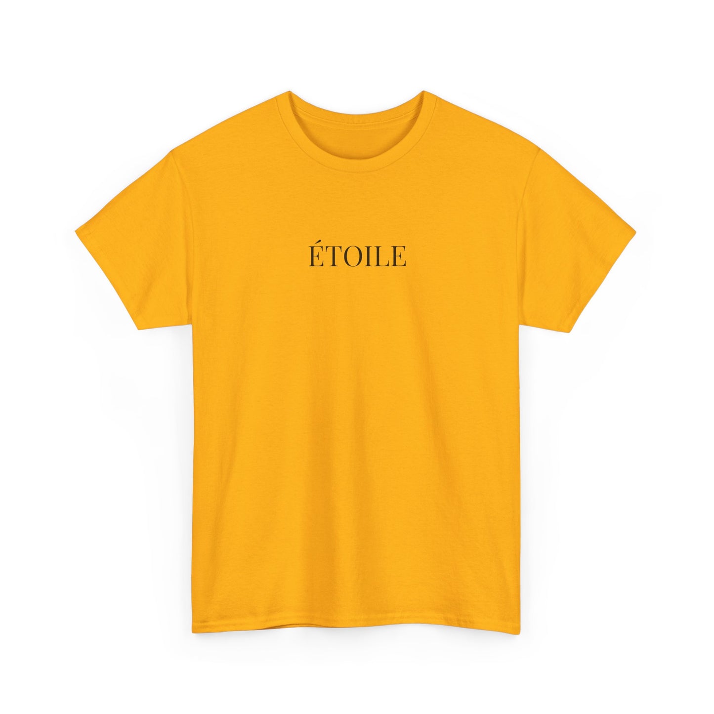 ÉTOILE T-Shirt (Brustprint) – Unisex Heavy Cotton Tee | Minimalistische Streetwear aus nachhaltiger Baumwolle