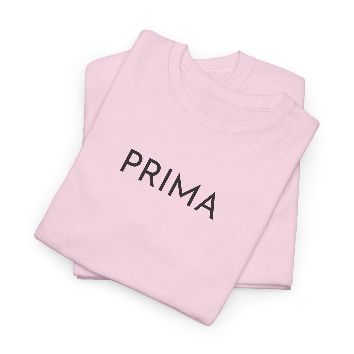 PRIMA T-Shirt (Brustprint) – Unisex Heavy Cotton Tee | Nachhaltige Streetwear aus 100% Baumwolle