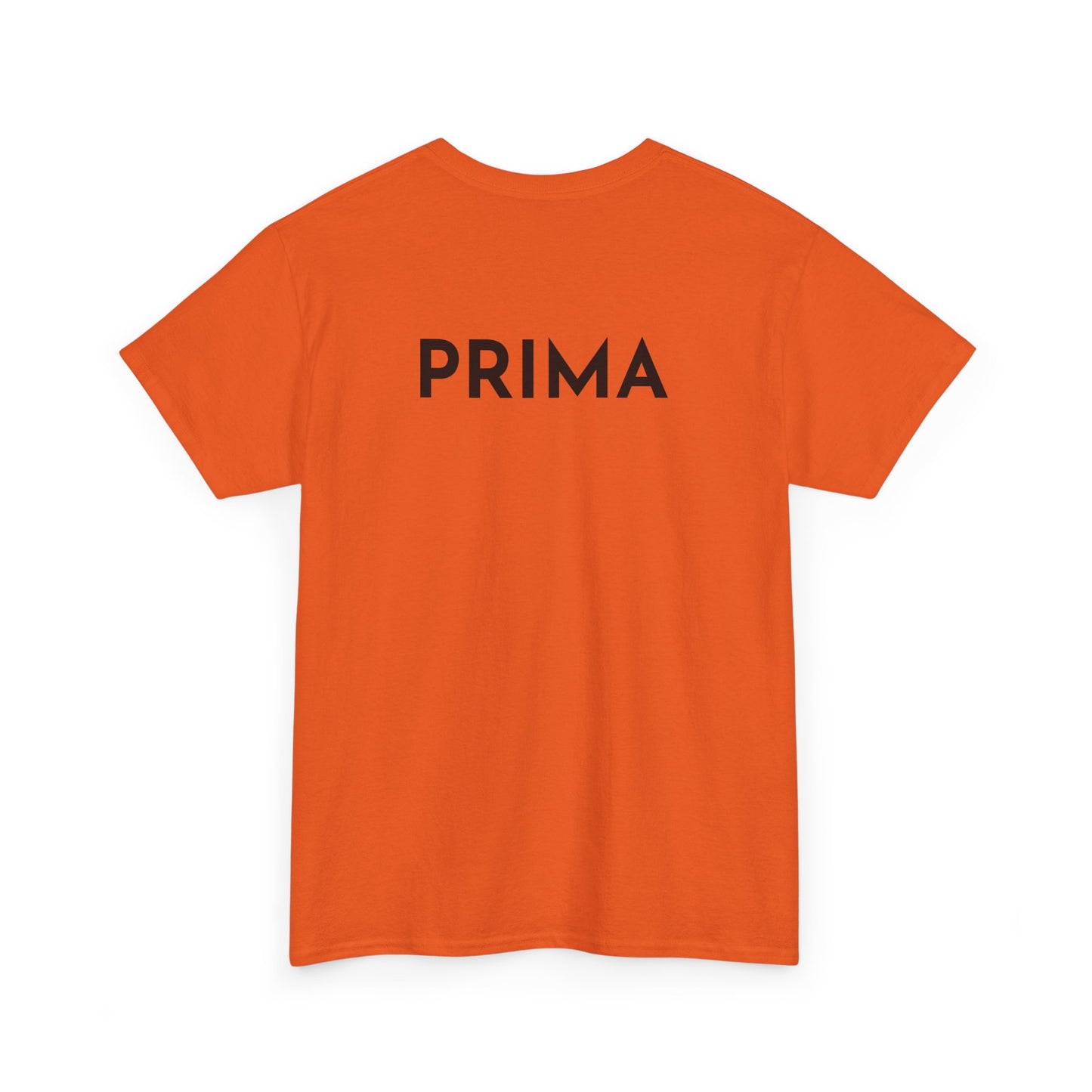 PRIMA T-Shirt (Rückenprint) – Unisex Heavy Cotton Tee | Nachhaltige Streetwear aus 100% Baumwolle
