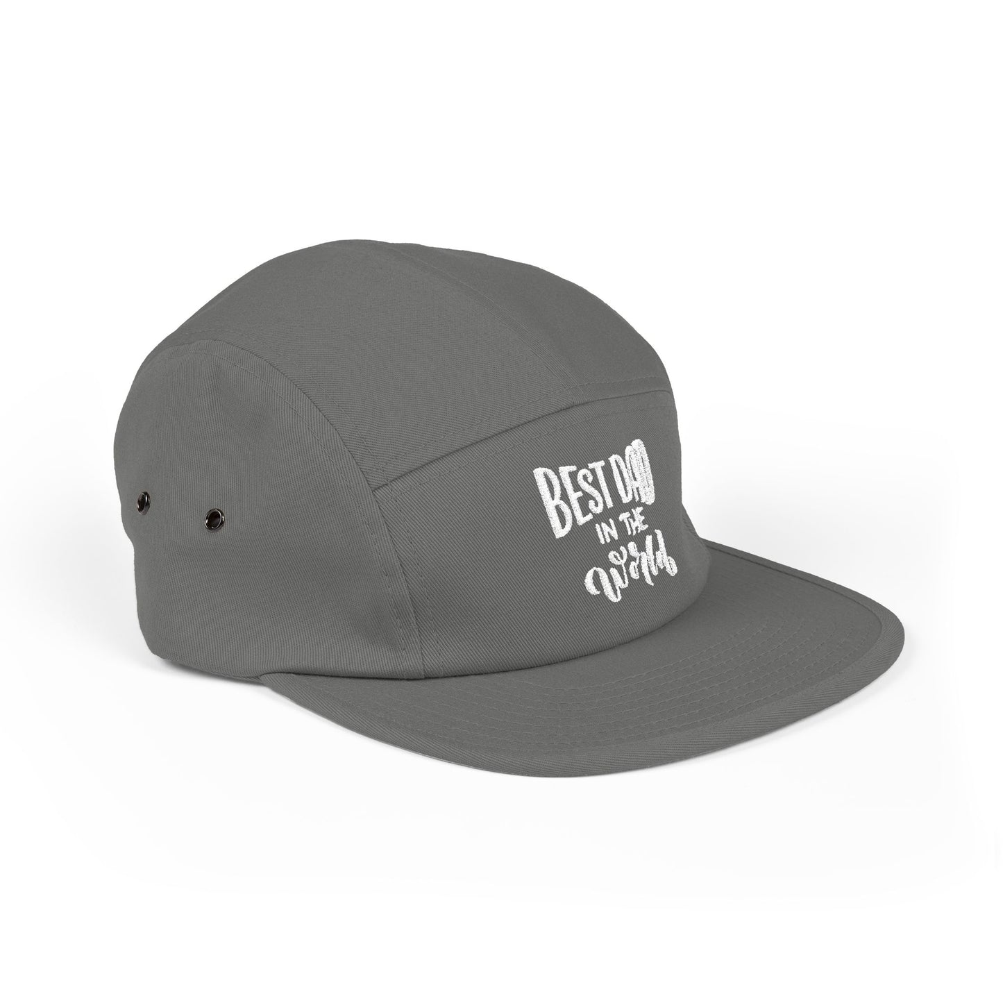 Best Dad in the World – 5-Panel Cap mit Stickerei