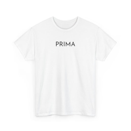 PRIMA T-Shirt (Brustprint) – Unisex Heavy Cotton Tee | Nachhaltige Streetwear aus 100% Baumwolle